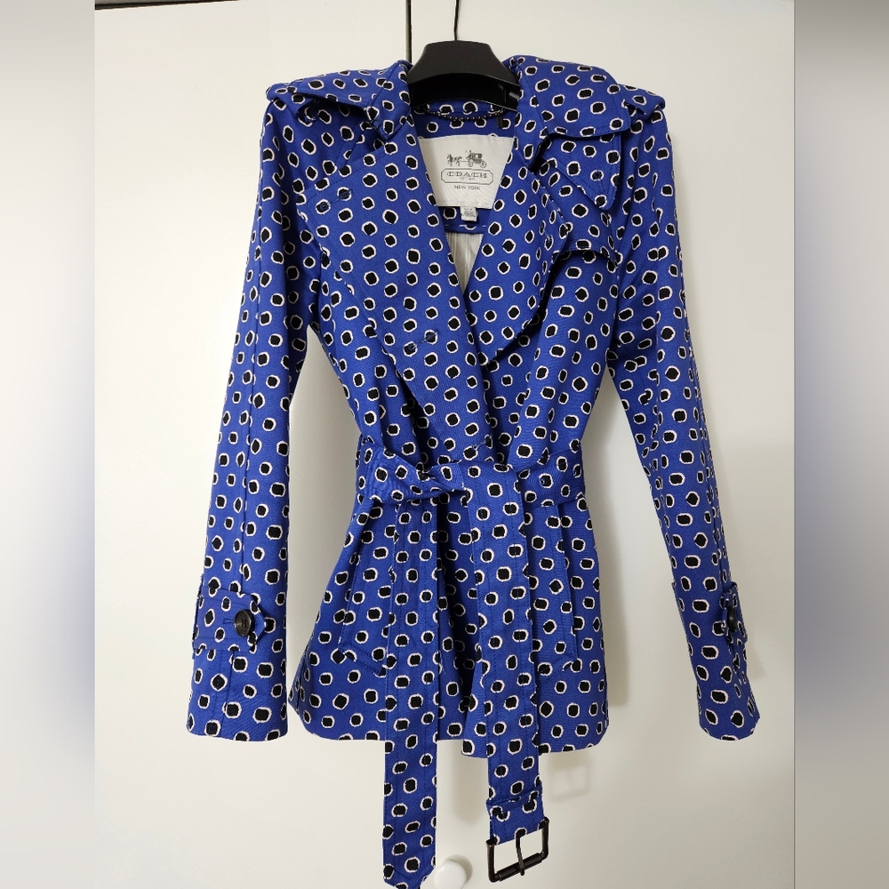 Coach Short Trench Coat